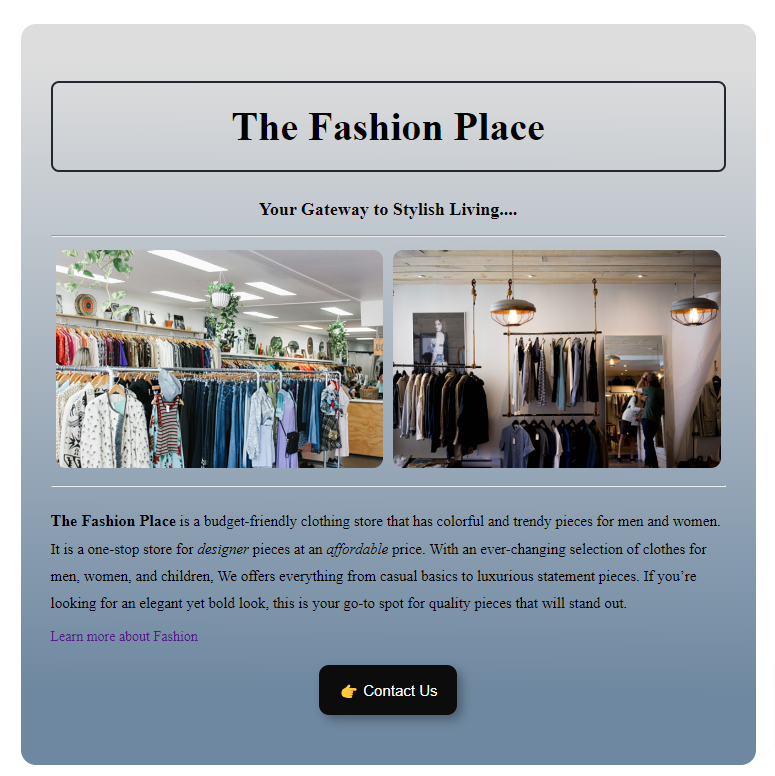 fashion place